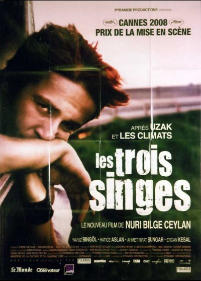 affiche du film TROIS SINGES (LES)