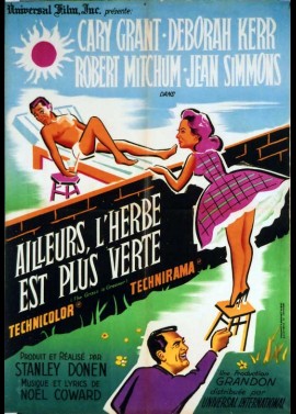 affiche du film AILLEURS L'HERBE EST PLUS VERTE