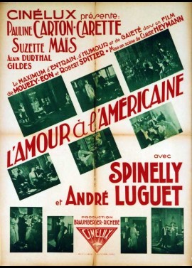 AMOUR A L'AMERICAINE (L') movie poster