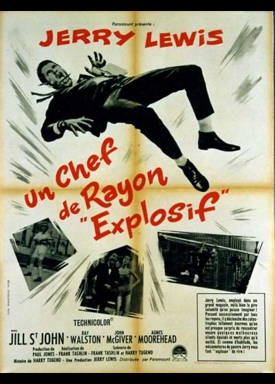 affiche du film UN CHEF DE RAYON EXPLOSIF