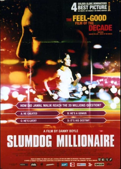SLUMDOG MILLIONAIRE movie poster