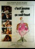 C'EST JEUNE ET CA SAIT TOUT movie poster