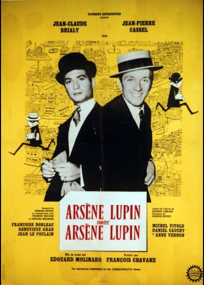 affiche du film ARSENE LUPIN CONTRE ARSENE LUPIN