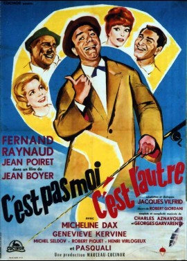 affiche du film C'EST PAS MOI C'EST L'AUTRE