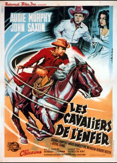 affiche du film CAVALIERS DE L'ENFER (LES)