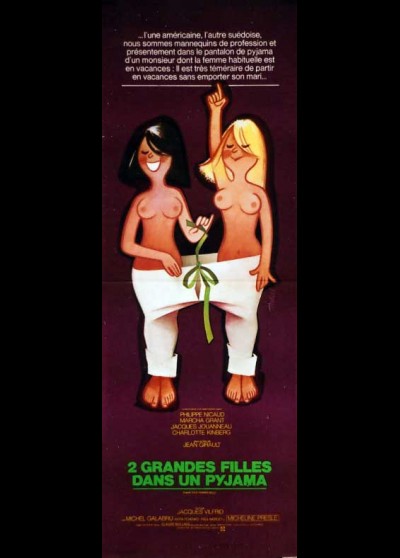 affiche du film DEUX GRANDES FILLES DANS UN PYJAMA