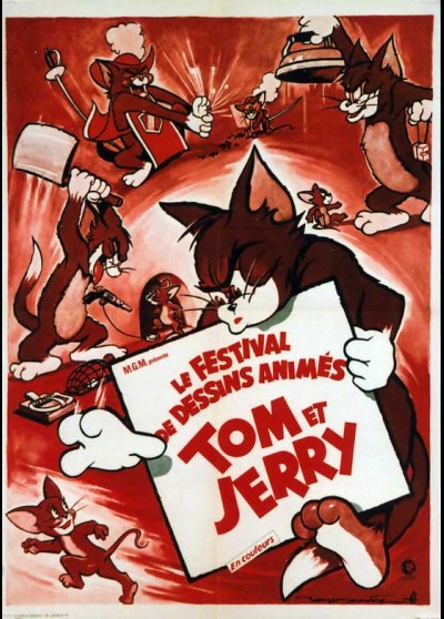 affiche du film FESTIVAL DE DESSINS ANIMES TOM ET JERRY (LE)