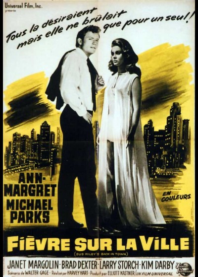 affiche du film FIEVRE SUR LA VILLE