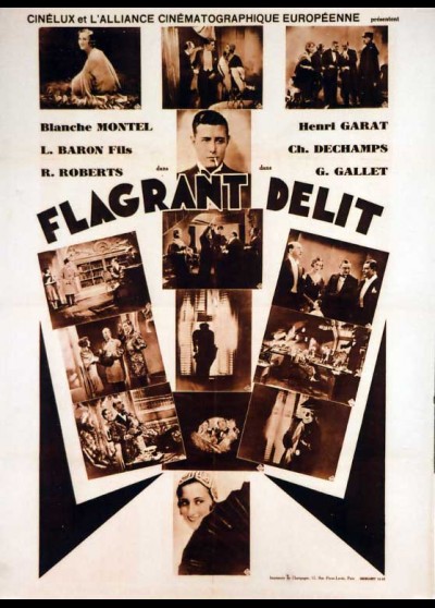 affiche du film FLAGRANT DELIT