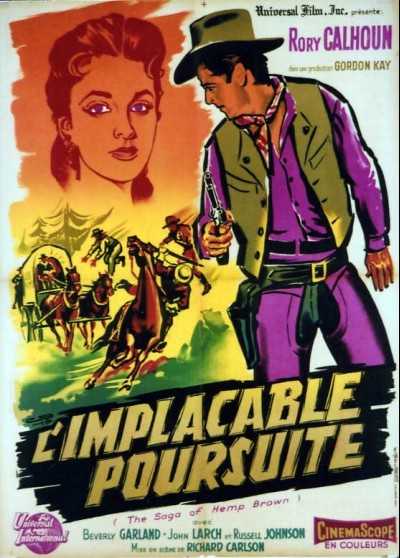 affiche du film IMPLACABLE POURSUITE (L')