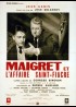 affiche du film MAIGRET ET L'AFFAIRE SAINT FIACRE