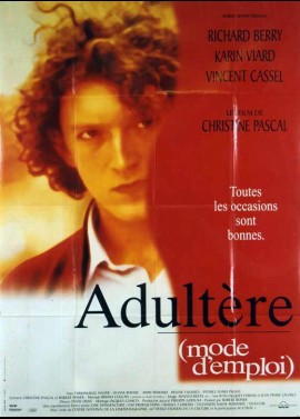 affiche du film ADULTERE MODE D'EMPLOI