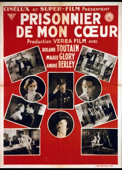 PRISONNIER DE MON COEUR movie poster