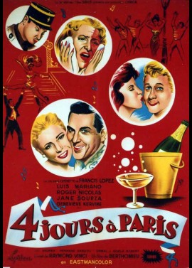 affiche du film QUATRE JOURS A PARIS