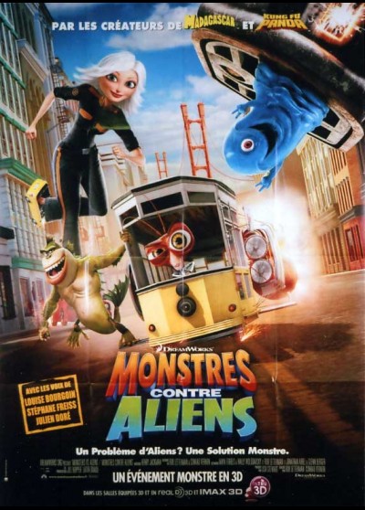 MONSTERS VERSUS ALIENS movie poster