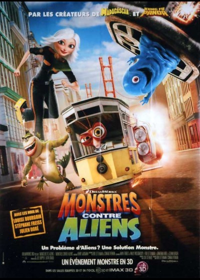 affiche du film MONSTRES CONTRE ALIENS