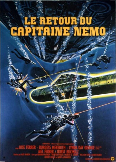 affiche du film RETOUR DU CAPITAINE NEMO (LE)