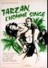 affiche du film TARZAN L'HOMME SINGE