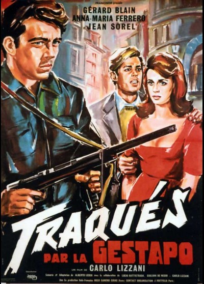 affiche du film TRAQUES PAR LA GESTAPO