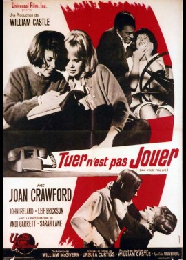 affiche du film TUER N'EST PAS JOUER