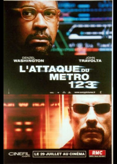 affiche du film ATTAQUE DU METRO 123 (L')