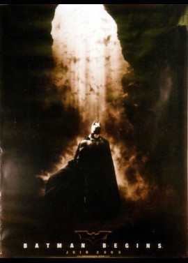 BATMAN BEGINS movie poster