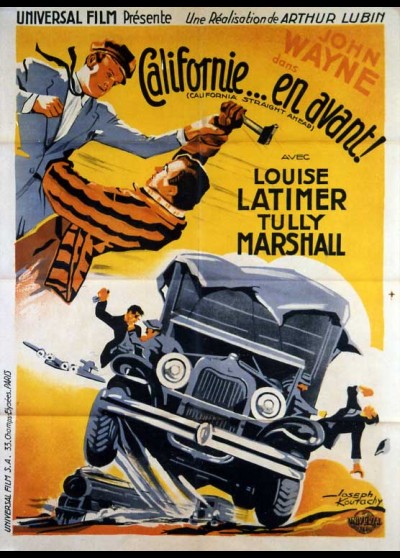 affiche du film CALIFORNIE EN AVANT