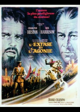 affiche du film EXTASE ET L'AGONIE (L')