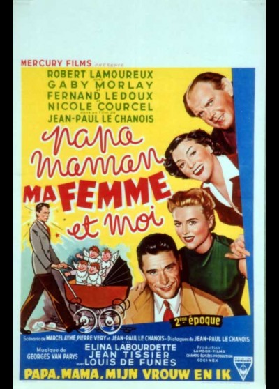 affiche du film PAPA MAMAN MA FEMME ET MOI