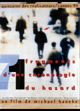 71 FRAGMENTE EINER CHRONOLOGIE DES ZUFALLS movie poster