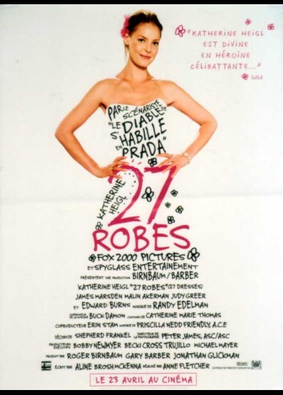 27 DRESSES / TWENTY SEVEN DRESSES movie poster