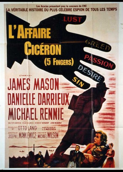 affiche du film AFFAIRE CICERON (L')