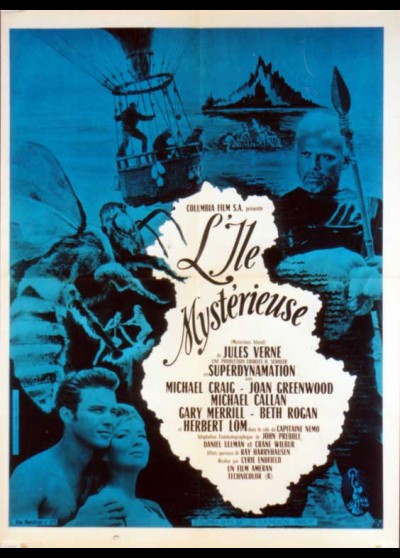 affiche du film ILE MYSTERIEUSE (L')