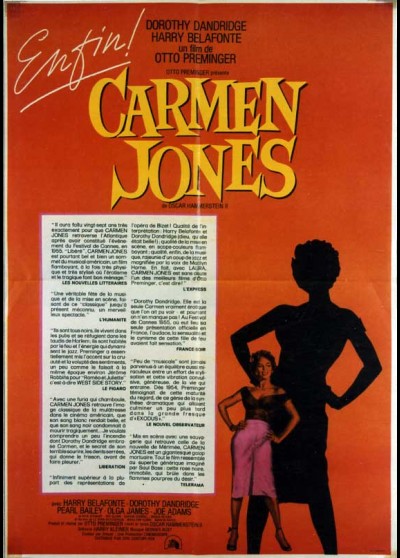 affiche du film CARMEN JONES