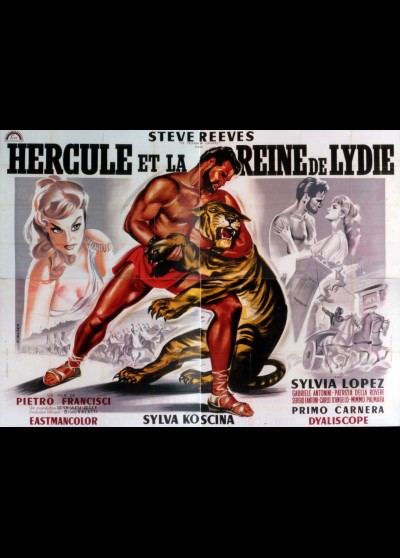 affiche du film HERCULE ET LA REINE DE LYDIE