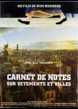 affiche du film CARNET DE NOTES SUR VETEMENTS ET VILLE