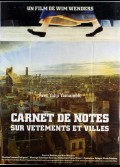 CARNET DE NOTES SUR VETEMENTS ET VILLE