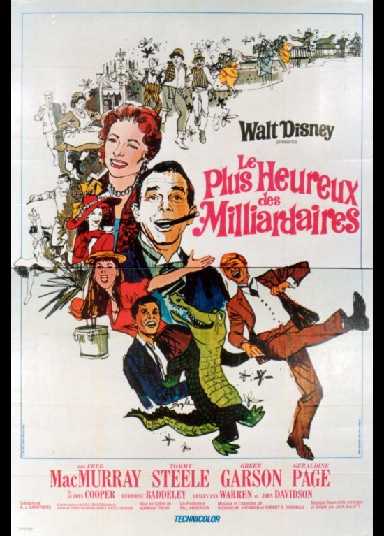 poster HAPPIEST MILLIONAIRE (THE) Norman Tokar - CINESUD movie posters