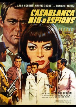 affiche du film CASABLANCA NID D'ESPIONS