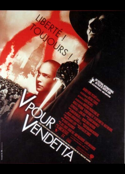 V FOR VENDETTA movie poster