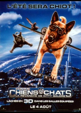 affiche du film COMME CHIENS ET CHATS LA REVANCHE DE KITTY GALORE