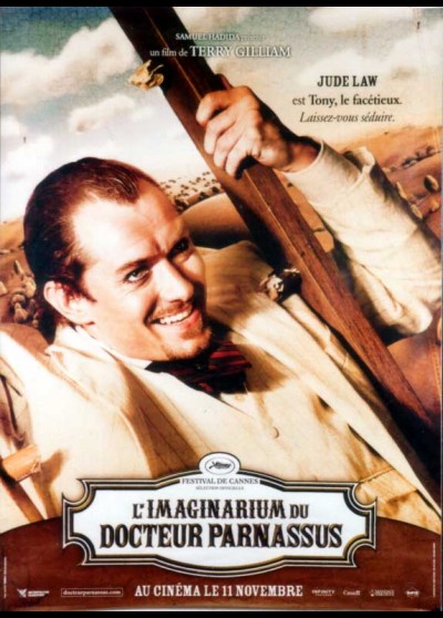 affiche du film IMAGINARIUM DU DOCTEUR PARNASSUS (L')