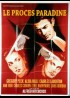 affiche du film PROCES PARADINE (LE)