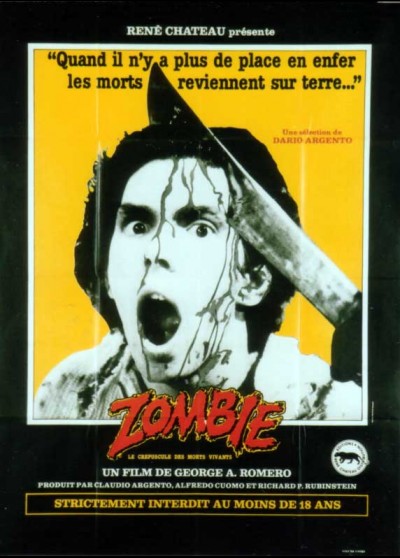 affiche du film ZOMBIE LE CREPUSCULE DES MORTS VIVANTS