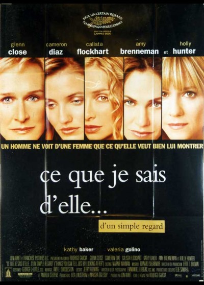 affiche du film CE QUE JE SAIS D'ELLE D'UN SIMPLE REGARD