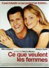 affiche du film CE QUE VEULENT LES FEMMES