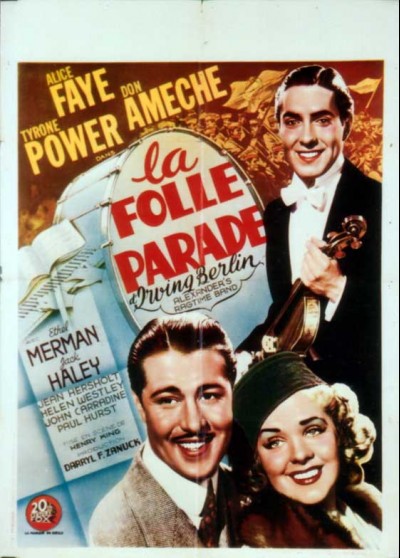 ALEXANDER'S RAGTIME BAND movie poster