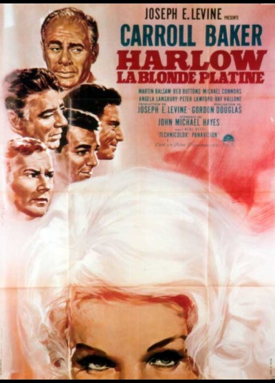 affiche du film HARLOW LA BLONDE PLATINE