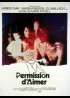 affiche du film PERMISSION D'AIMER