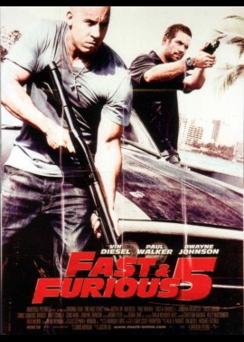 affiche du film FAST AND FURIOUS 5